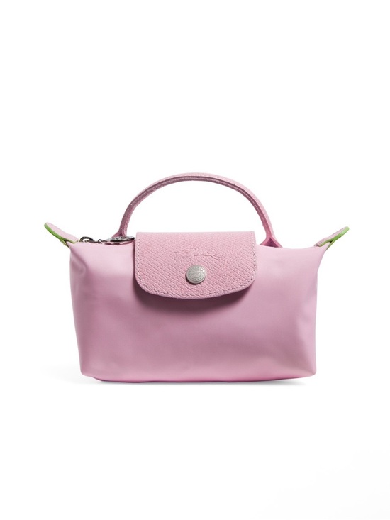 Longchamp Handbags - LONGCHAMP Mini Le Pliage Green Top-Handle Bag + Strap - Peony Pink *RARE*